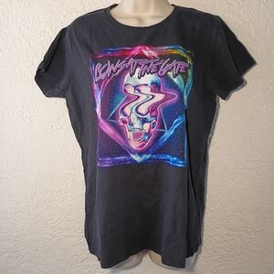 Lions At The Gate Rainbow Skull Tee